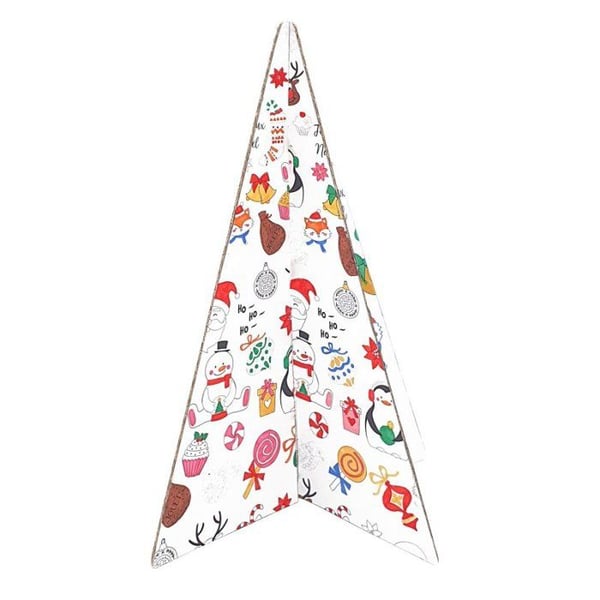 MégaCréa DIY - Färglägg och montera pappgran 40 cm