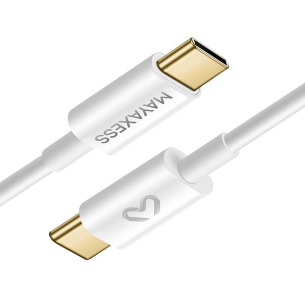 Laddkabel 1m USB-C för Google Pixel 10 Pro XL Mayaxess Vit
