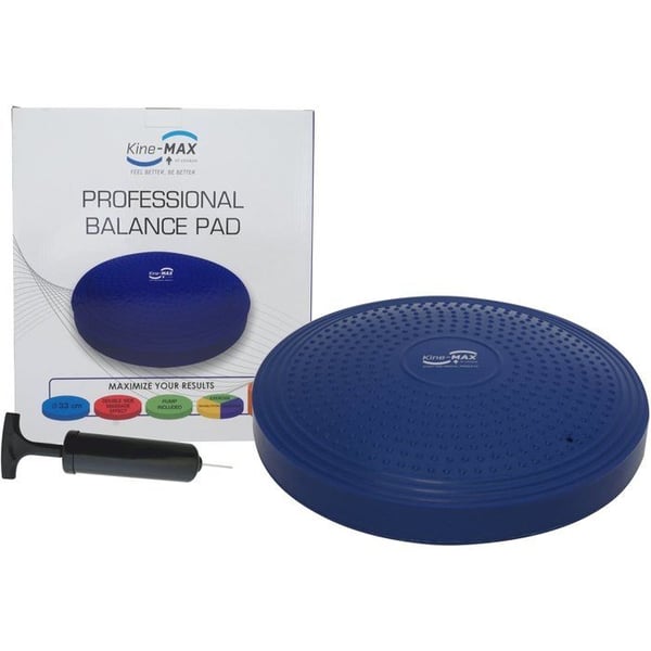Balanskudde - Kine-MAX - Blå - Massage - Rehabilitering - 33 cm