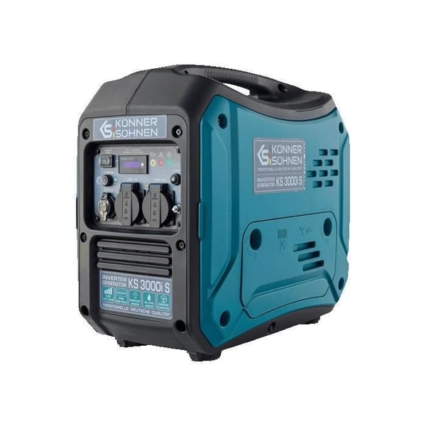 Invertergenerator 3,3 kW i ljudisolerad kapsling Könner & Söhnen KS 3000i S
