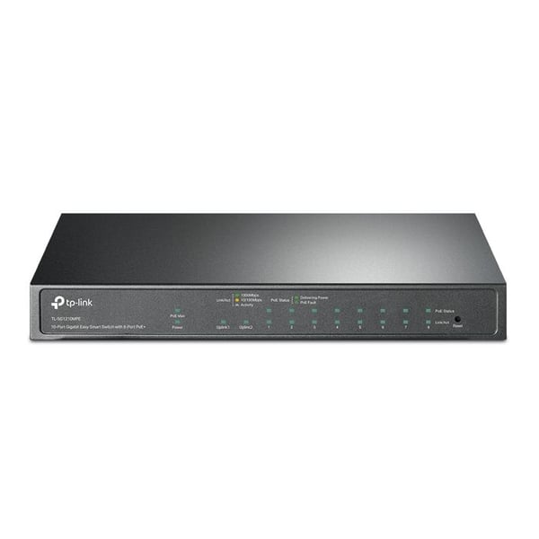 Gigabit-switch - TP-LINK - TL-SG1210MPE - 10 portar - PoE+ - Hanterad