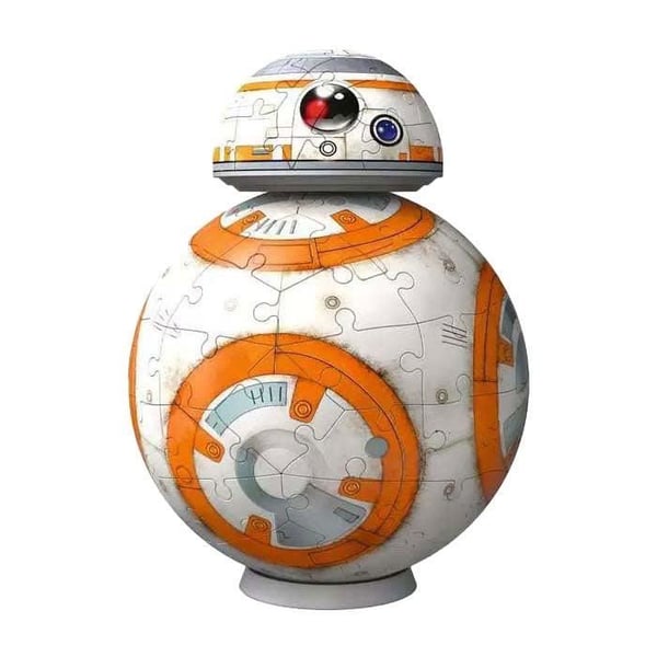 Puzzle 3D - RAVENSBURGER - BB-8 - 99 bitar - Multicolor - Detaljerad replika