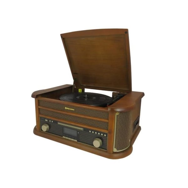 Retro stereo kit - Roadstar - HIF- - Bluetooth - DAB+ - Skivspelare och kassett