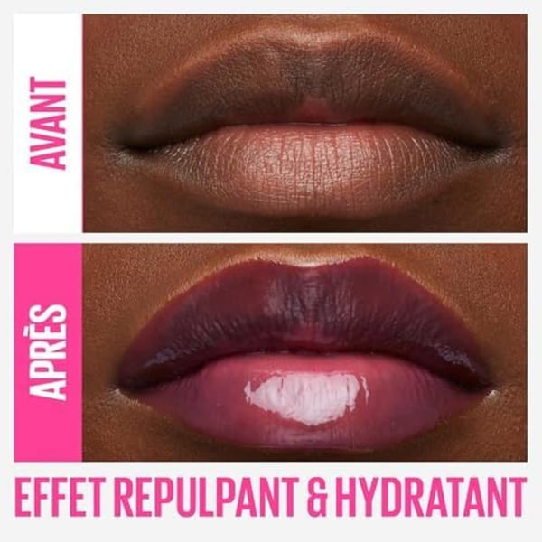 Glansläppar - MAYBELLINE NEW YORK - Lifter Gloss - Fuktgivande - Icke-klibbig - Nyans Peach Ring