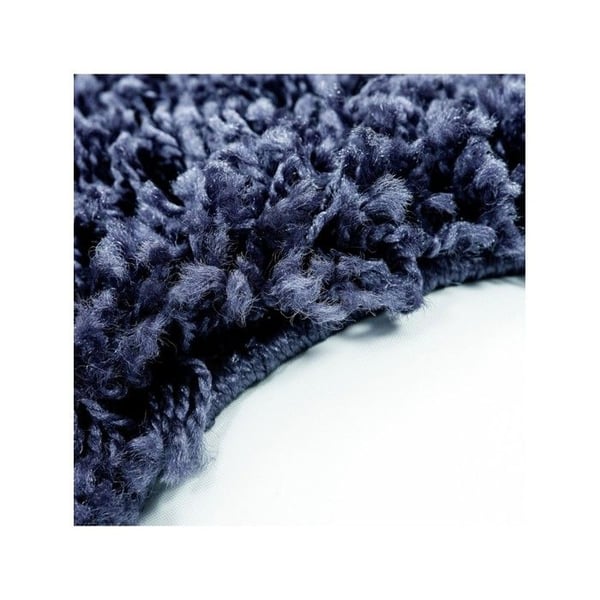 Mjuk och fluffig Shaggy matta 30 mm för vardagsrum och sovrum (Dimension: 80x250 cm - Färg: Marinblå)