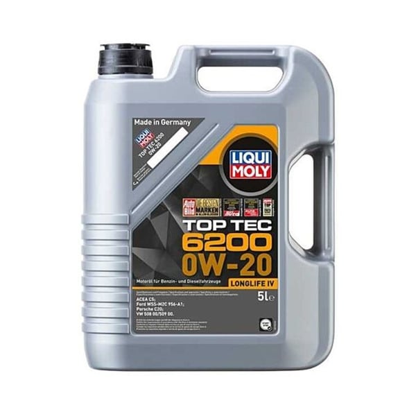 Motorolja Longlife IV Top Tec 6200 0W-20 5L Liqui Moly