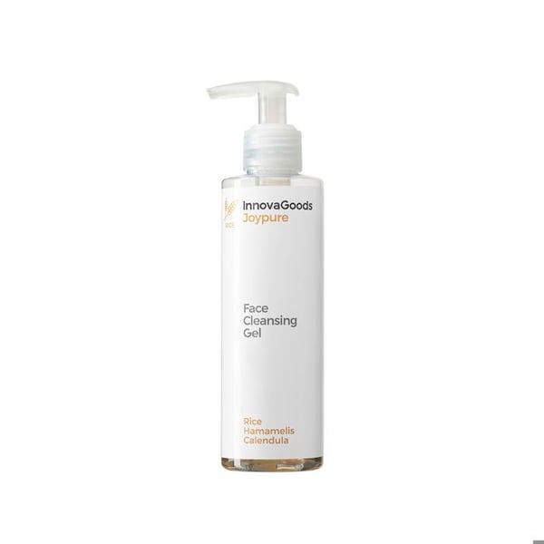 Ansiktsrengöringsgel - InnovaGoods - Rice Joypure - 200 ml - Vegansk - Naturliga ingredienser