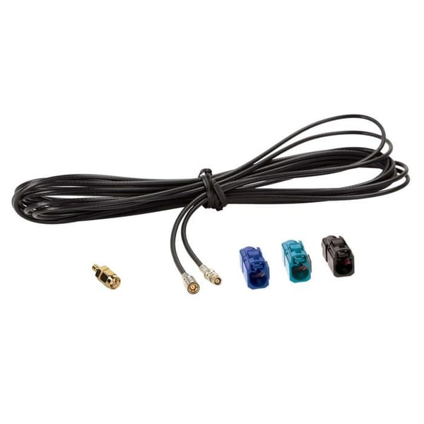 DAB+ antennkabelkit - Fakra > SMB/SMA - Fakra A/C/Z(f) > SMB-adapter - Svart
