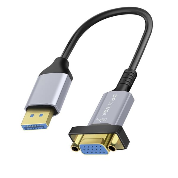 DisplayPort han till VGA han Full HD 1080p kompakt LinQ svart