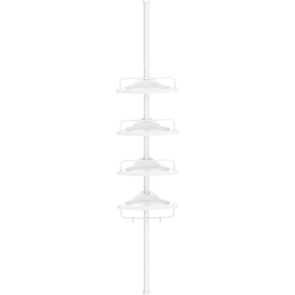 Songmics Duschtabell 85-305 cm, justerbar, vit Songmics Duschtabell 85-305 cm, justerbar, vit