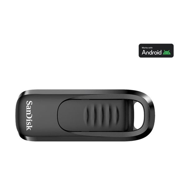 USB-minne - SanDisk - Ultra Slider - 512 Go - USB 3.2 Gen 1 - Hastighet 400 Mo/s - Svart USB-minne - SanDisk - Ultra Slider - 512 Go - USB 3.2 Gen 1 - Hastighet 400 Mo/s - Svart