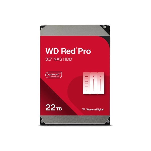 Diske HDD 3.5' - WESTERN DIGITAL - WD RED PRO - 22To - SATA - 7200omdr/mn