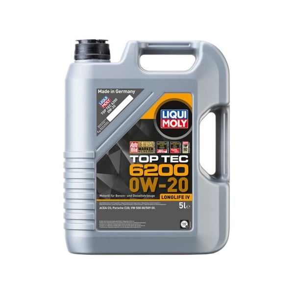 Motorolja Longlife IV Top Tec 6200 0W-20 5L Liqui Moly