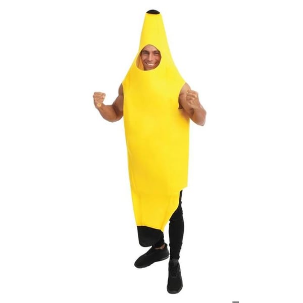 Vuxendräkt Banan - Gul - Kostym - Inomhus - Unisex