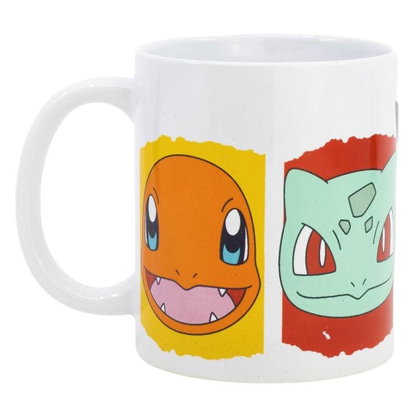 Tasse - POKEMON - Ansiktspartners - 325ml - Vit - Rund
