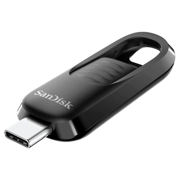 USB-minne - SanDisk - Ultra Slider - 512 Go - USB 3.2 Gen 1 - Hastighet 400 Mo/s - Svart