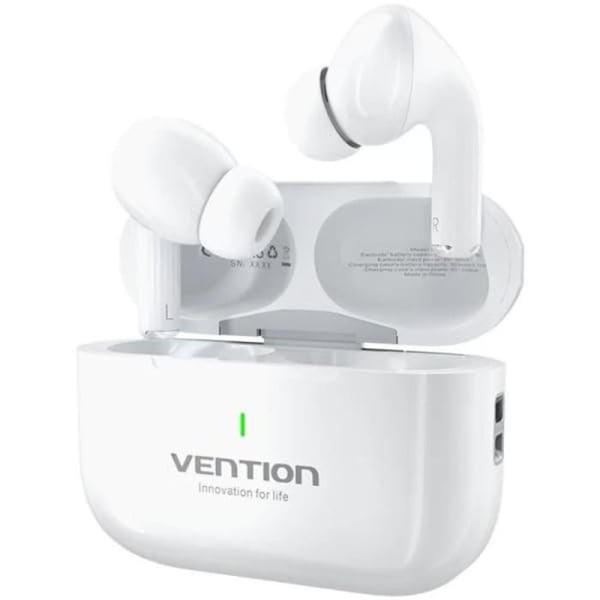 Trådlösa TWS-hörlurar - VENTION - Echo Lite E11 - Bluetooth 5.4 - Batteritid 30h - IPX4