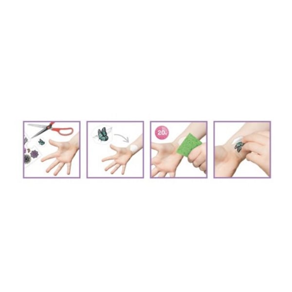Buki France - 75 Vaskbare Tatoveringer med Glitter
