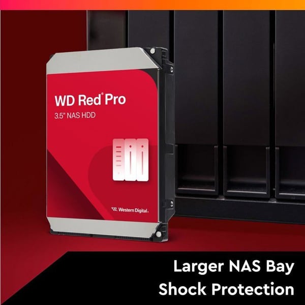 Diske HDD 3.5' - WESTERN DIGITAL - WD RED PRO - 22To - SATA - 7200omdr/mn