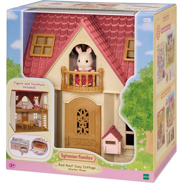 Den hyggelige hytte i landsbyen - Sylvanian Families - 5567