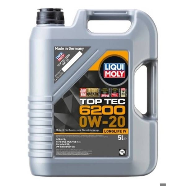 Motorolja Longlife IV Top Tec 6200 0W-20 5L Liqui Moly