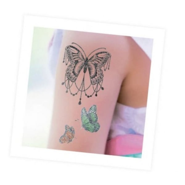 Buki France - 75 Vaskbare Tatoveringer med Glitter