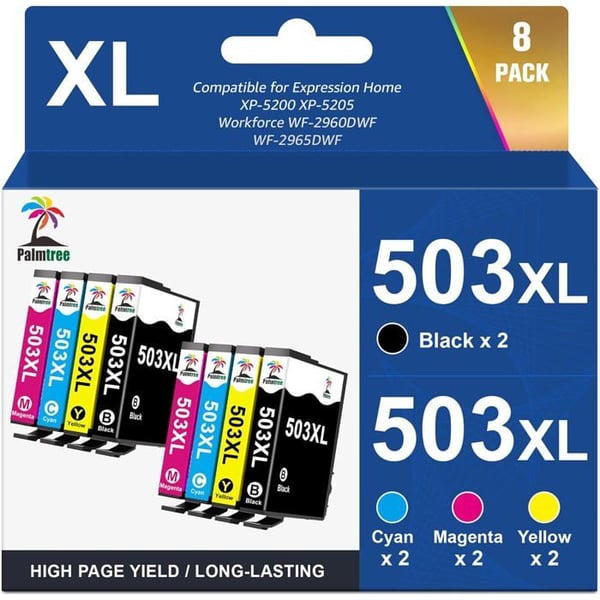 503Xl Kompatibel med Epson WF 2960-kassett och Epson 503 503Xl-kassett för Epson Expression Home XP-5200 XP5200 XP-5205 Epson 503Xl Kompatibel med Epson WF 2960-kassett och Epson 503 503Xl-kassett för Epson Expression Home XP-5200 XP5200 XP-5205 Epson