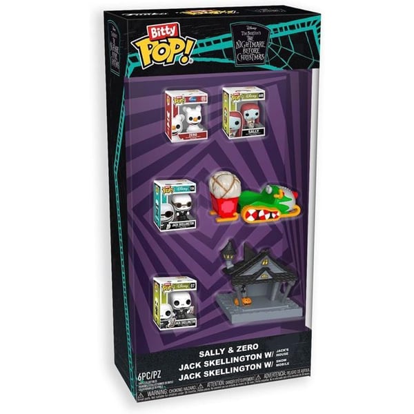 Figurine Funko Bitty Pop! | Den konstiga julen av Mr Jack | Startset