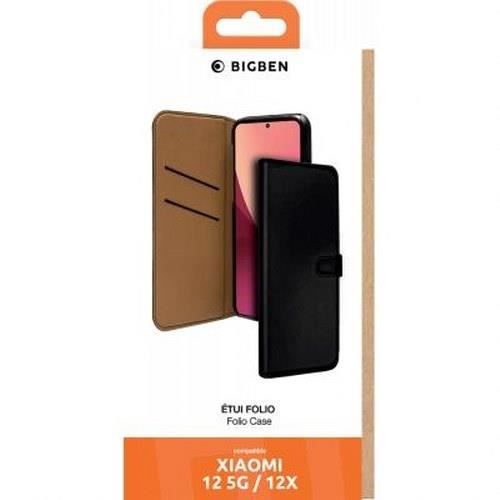 Fodral till Xiaomi 12 - BigBen Connected - Folioplånbok - Svart - Stängning med magnetflik