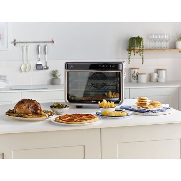 Mini fyrfunktion Ninja Foodi DT200EU – 10-i-1, 29 L, 2 nivåer – Air Fry, rotisserie, pizza, dehydrator