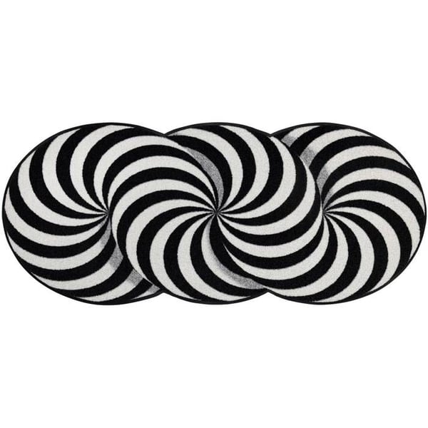 Paillasson Infinity Swirl 140 x 60 cm tvättbar golvmatta wash+dry Design Special Form