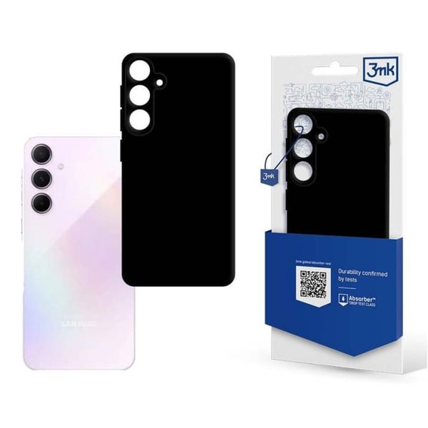 Telefoncover - 3MK - Samsung Galaxy A55 5G - Bumper - Sort farve - Semi-stift