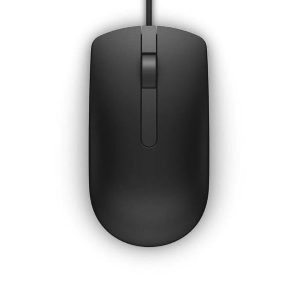 USB-mus - DELL - MS116 - Ergonomisk - Precise - Kompakt design