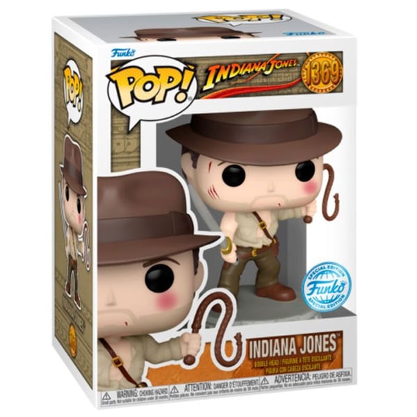 Figurine Funko POP - FUNKO - Indiana Jones Exclusive - Hållbar vinyl - Handmålad - Blanda
