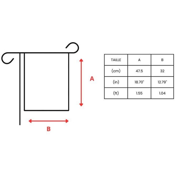 USA:s Trädgårdsflagga – 32 x 47,5 cm – Hållbar Polyester – Horisontellt Format – Utomhus – Pixelforma