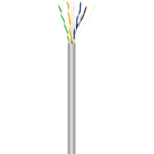 AISENS - A135-0750 - RJ45 Kat.6 UTP Rigido AWG23 CCA (legering) nätverkskabel, grå, 305M