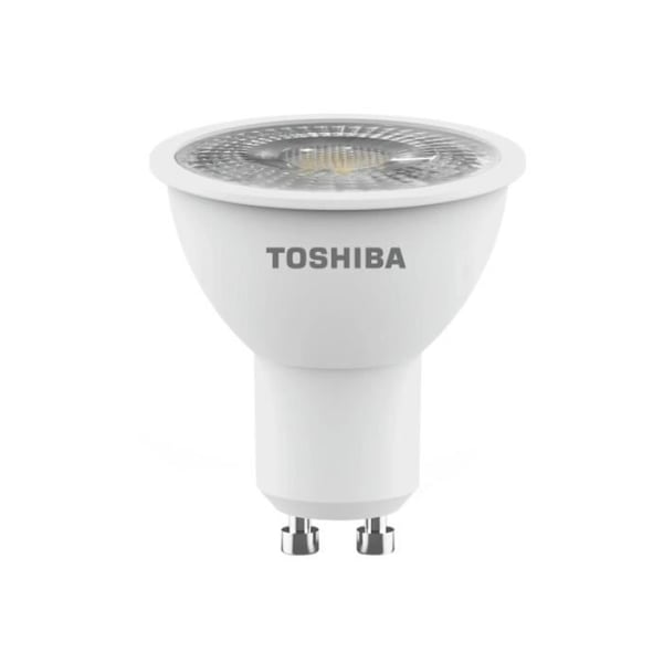 Ampull LED spot GU10 5,5W 6500K TOSHIBA - Märke: TOSHIBA - Typ av sockel: GU10 - Teknik för lampan: LED
