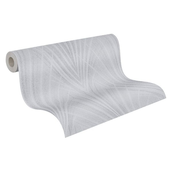 A.S. Creation New Elegance 375534 tapet non-woven natur 0.53 m x 10.05 m grå
