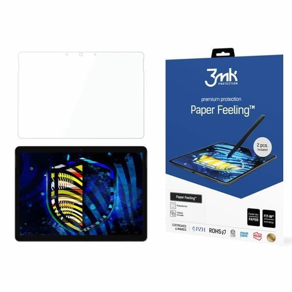 Hybridglas - 3MK - Microsoft Surface Go 2 - Paper Feeling™ - Transparent - 11 tum