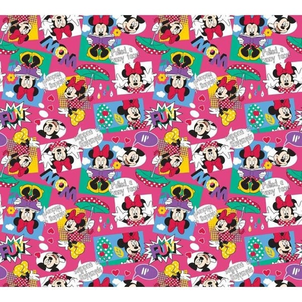 Par av Disney Minnie och Mickey gardiner för sovrum 180x160 cm