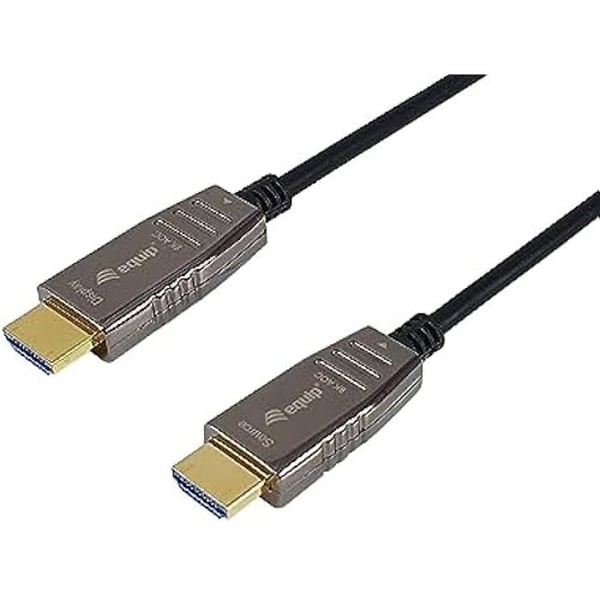 Aktiv HDMI 2.1 fiberkabel - EQUIP - 30 m - 8K/60Hz - 4K/120Hz - Understøtter 3D