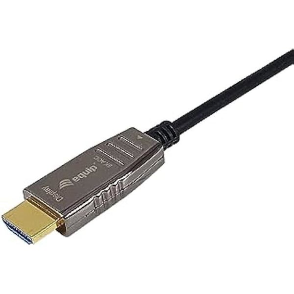 Aktiv HDMI 2.1 fiberkabel - EQUIP - 30 m - 8K/60Hz - 4K/120Hz - Understøtter 3D