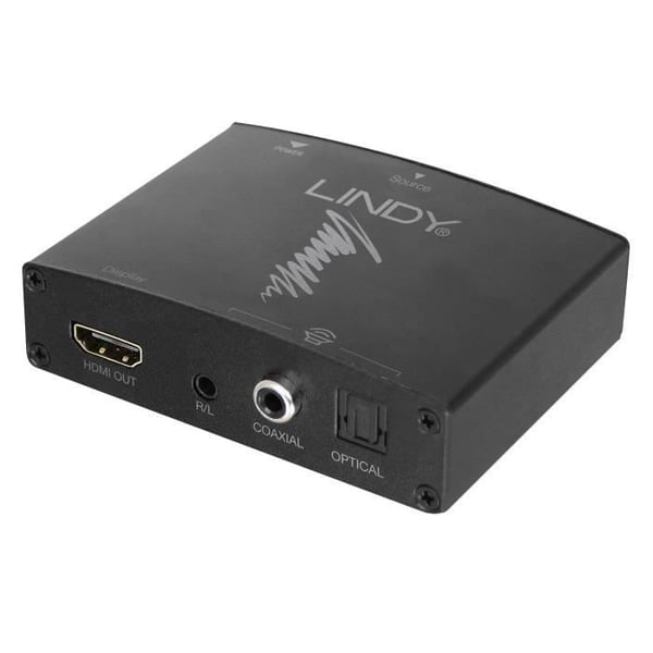 LINDY HDMI 4K ljuduttag med Bypass-funktion