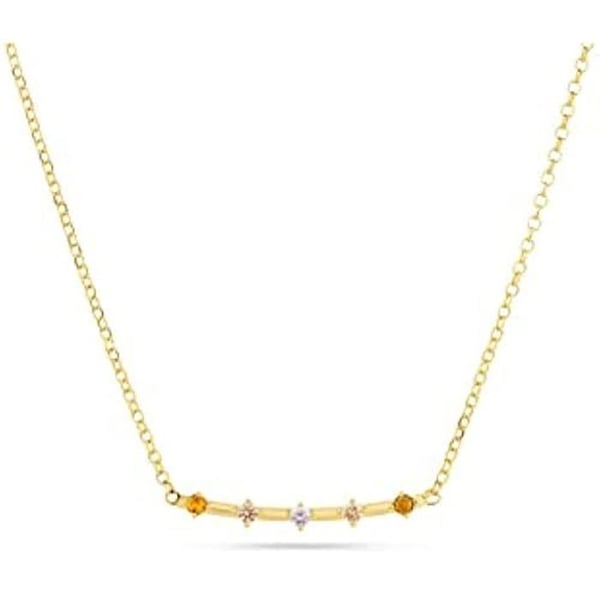 Halsband - RADIANT - Modern och elegant design - Rostfritt stål, Läder, Keramik