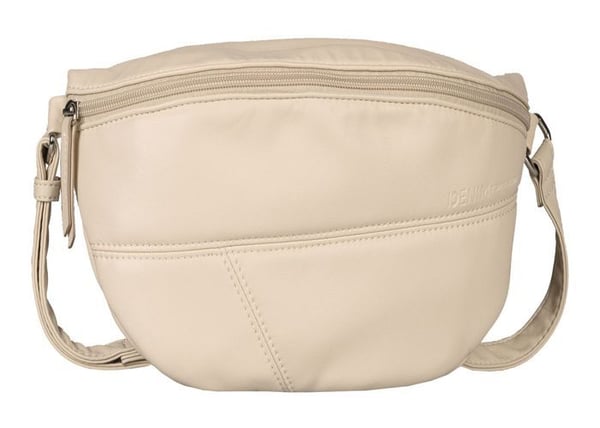 Axelväska med rem - TOM TAILOR - Milla bälteväska - Beige - 100% polyuretan - 27x15x6 cm
