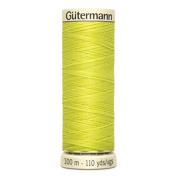 Tråd för sömnad 100% polyester Gutermann 1 Spole - Att 334 - chartreuse