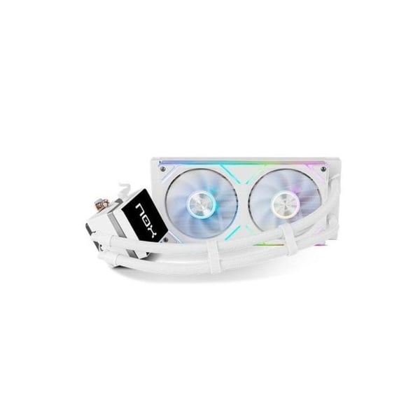 Kylning Vätska NOX Hummer M-240 LCD 240mm 2 Fläktar ARGB LCD Skärm Vit