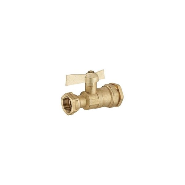 Kula ventil för kallvattenmätare 3/4 (20x27) - Polyeten ø25 Länk - Noyon Thiebault