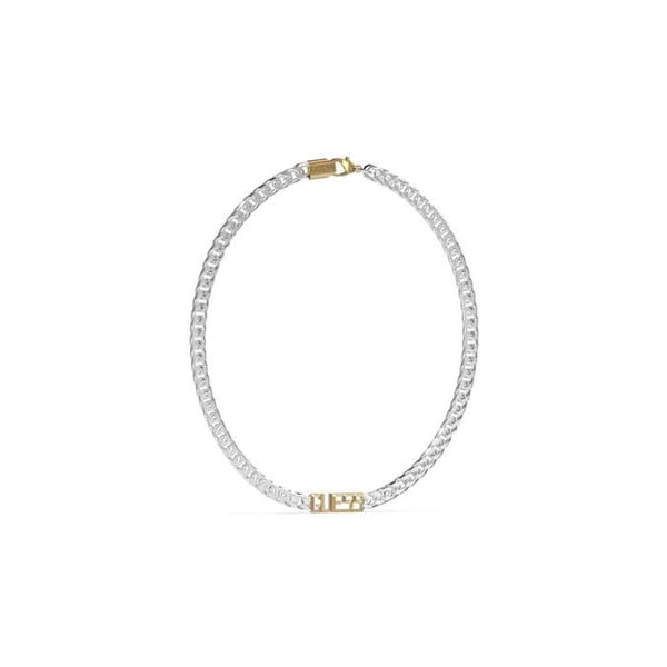 Halsband man modern - GUESS - One size - Flerfärgad - Silver - Kedjelängd 45.72 cm - Modern stil