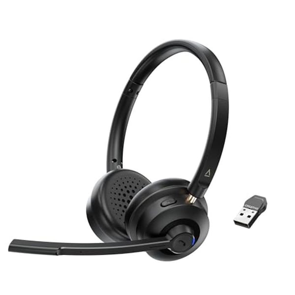 Trådlöst headset - Creative - Chatt - Mikrofon på stilk - Bullerdämpning - Bluetooth och USB